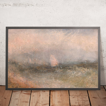 Una imagen enmarcada de Off the Nore (Off the Nore) de Turner, 1840