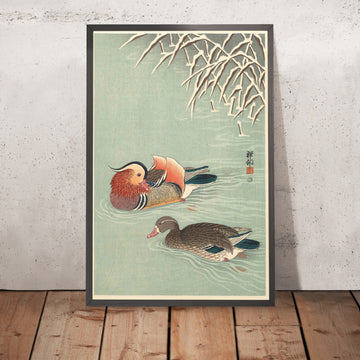 A framed image of 