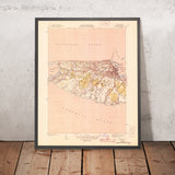 Old Map of Nantucket, Massachusetts by USGS, 1945 – Nantucket Harbor, Madaket & Sconset