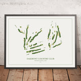 Oakmont Country Club, Pennsylvania: Modern Golf Course Map
