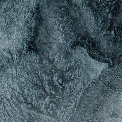 Topografische 3D-Reliefkarte von Wisconsin 