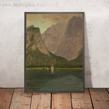 A framed image of 