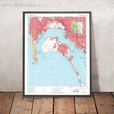 Old Map of Coronado, California by USGS, 1967 – San Diego, Point Loma & Silver Strand