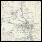 Carte ancienne personnalisée de Dartford 