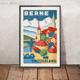 Reiseplakat Bern: Berne, Schweiz von H. Schär 