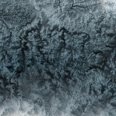 Puerto Rico Topographic 3D Relief Map