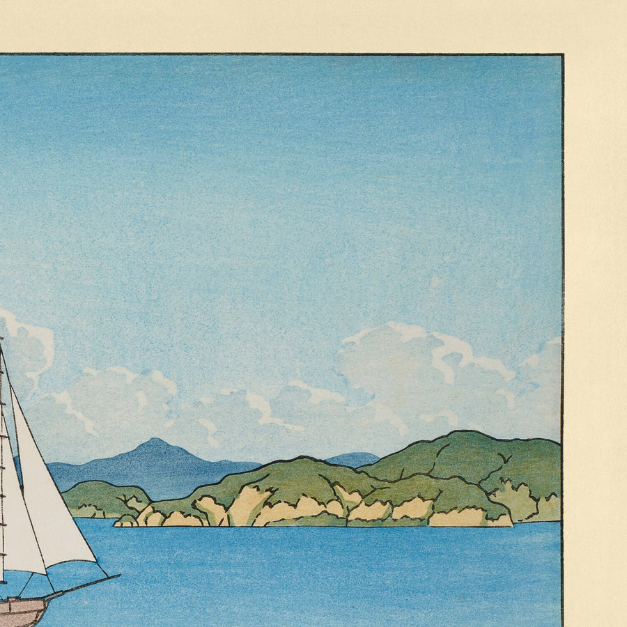 Mer Intérieure par Hasui Kawase, 1952 