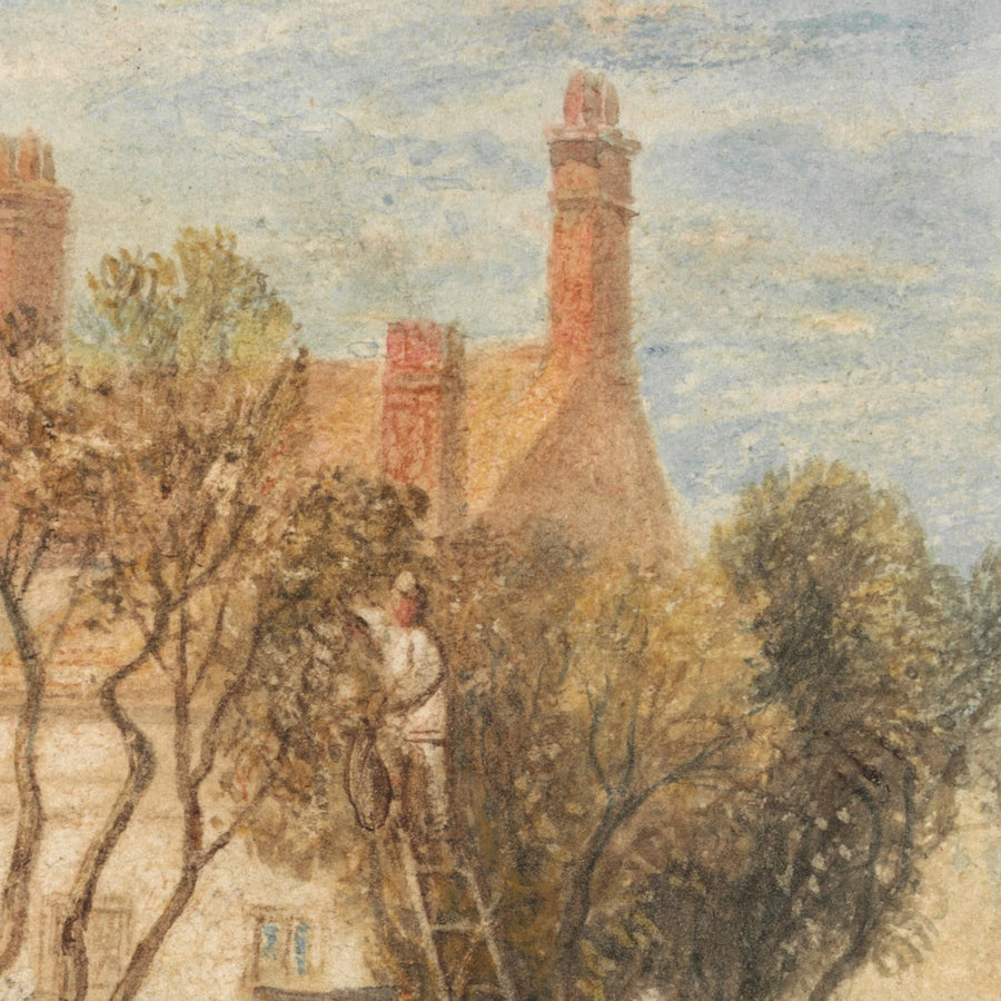 Steeton Manor House vicino a Farnley di Turner, 1815 