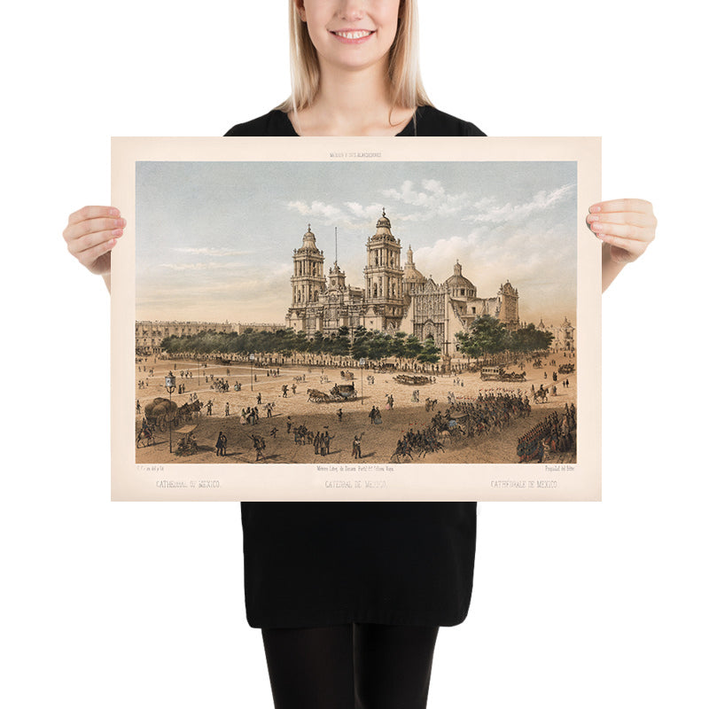 Cattedrale di Messico di Decaen Editore, 1862 