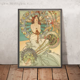 Monaco Monte-Carlo Travel Poster by Alphonse Mucha, 1897
