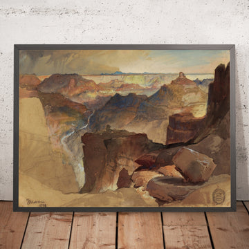 A framed image of 