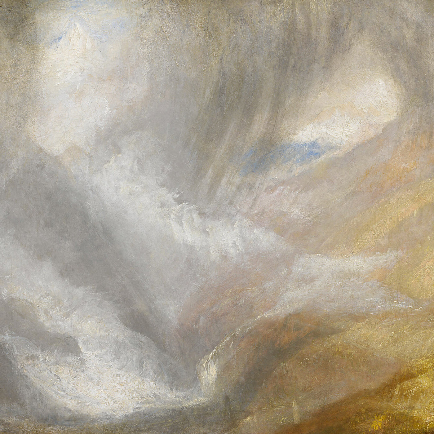 Valley of Aosta: Snowstorm, Avalanche and Thunderstorm by Turner, 1836