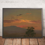 Landscape at Sunset, Hudson, N.Y. by Frederic Edwin Church, 1870