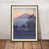 Sonnenuntergang am Yamanaka-See mit dem Fuji von Hasui Kawase, 1935 
