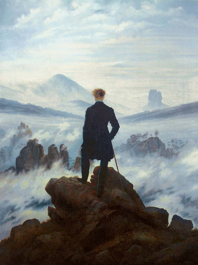 Wanderer above the Sea of Fog by Caspar David Friedrich, 1817