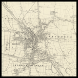 Personalised Old Map of Boston (England)
