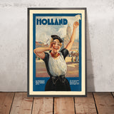 Netherlands Travel Poster: Holland