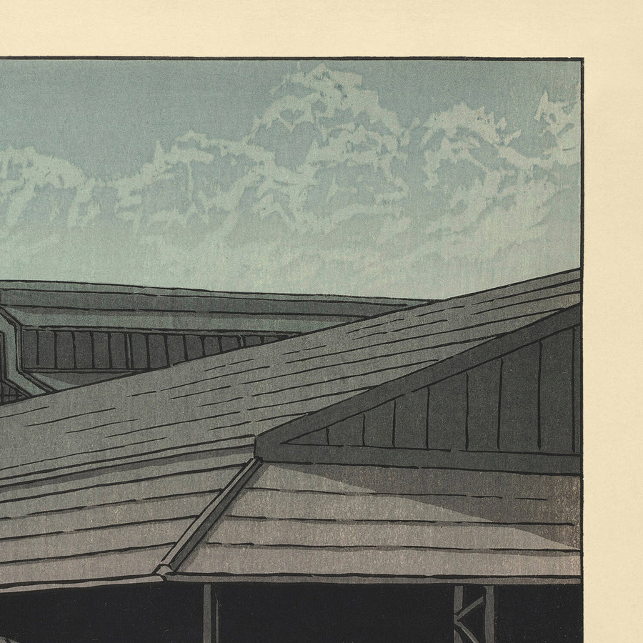 Le Marché Central, Tokyo par Hasui Kawase, 1935 