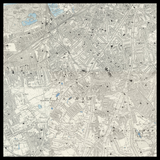 Personalised Old Map of Clapham