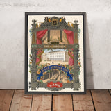 H. Van Beveren-Giet Vintage Wine and Spirits Poster, 1860