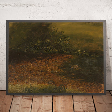A framed image of 
