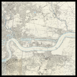 Personalised Old Map of Newham