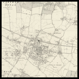 Mappa antica personalizzata di Slough 