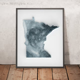 Minnesota Topografische 3D-Reliefkarte 