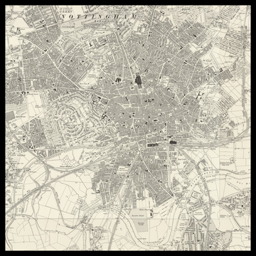 An old Ordnance Survey map of Carlton