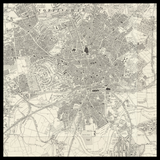 Carte ancienne personnalisée de Carlton 