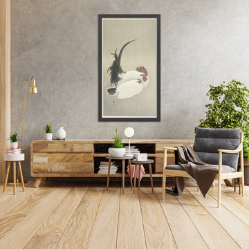 A framed image of 