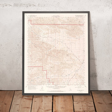 Old Map of Joshua Tree National Park, California by USGS, 1963 – Pinto Basin, Cottonwood Springs & Yucca Valley