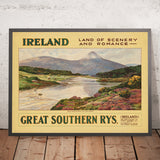 Poster di viaggio Irlanda: Terra di paesaggi e romanticismo di Walter Till 