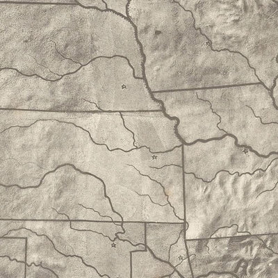 Topographie der Vereinigten Staaten von Amerika von Yaggy, 1893 