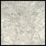 Personalisierte alte Karte von Brixton 