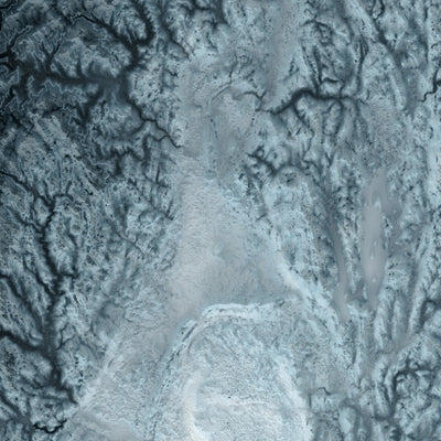Massachusetts Topographic 3D Relief Map