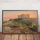 The Parthenon from the Southeast by Frederic Edwin Church, 1869