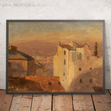 Rooftops, Rome, Italy by Frederic Edwin Church, 1868