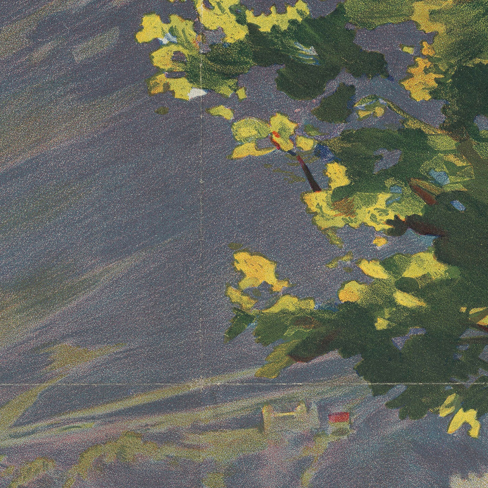 Aix-les-Bains Travel Poster: Aix-les-Bains by François Cachoud