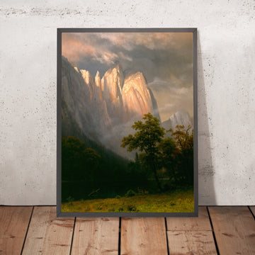 A framed image of 