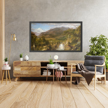 A framed image of 