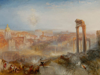 Modern Rome - Campo Vaccino by Turner, 1839
