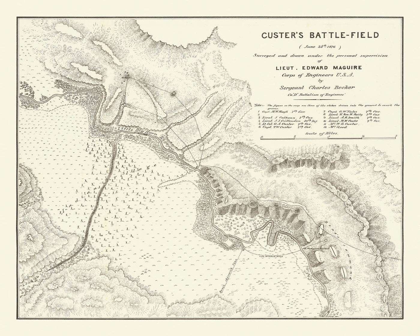 The Battle of Little Bighorn: Custer's Last Stand, June 25th 1876