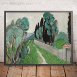 Paysage avec cyprès et oliviers aux environs de Nice (Landscape with cypresses and olive trees near Nice) by Henri Matisse, 1918
