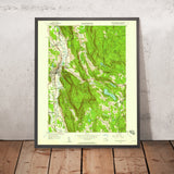 Old Map of Great Barrington, Massachusetts by USGS, 1958 – Monterey & Housatonic River