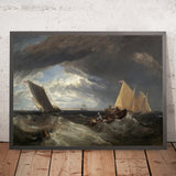 Le Junction de la Tamise et de la Medway par Turner, 1807 
