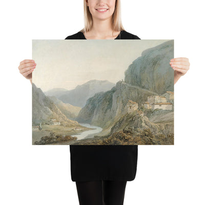 Ascent To The Cascade Of Terni by Turner, 1800