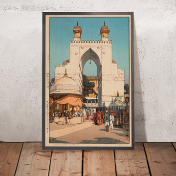 A framed image of 