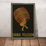 Pellisson Père & Cie Vintage Cognac Poster by Leonetto Cappiello, 1910