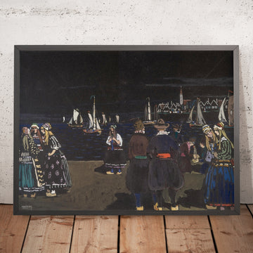 A framed image of 